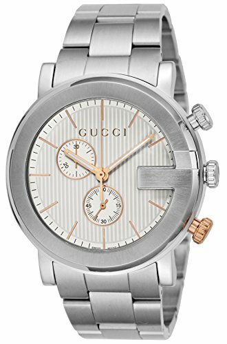 GUCCI Watch G Chrono White Dialogue YA101360 Men GUCCI Watch G Chrono White Dialogue YA101360 Men