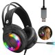 Gaming Headset USB Wired LED RGB Headphone Stereo Earphone For Desktop PC Laptop Gaming Headset USB Wired LED RGB Headphone Stereo Earphone For Desktop PC Laptop