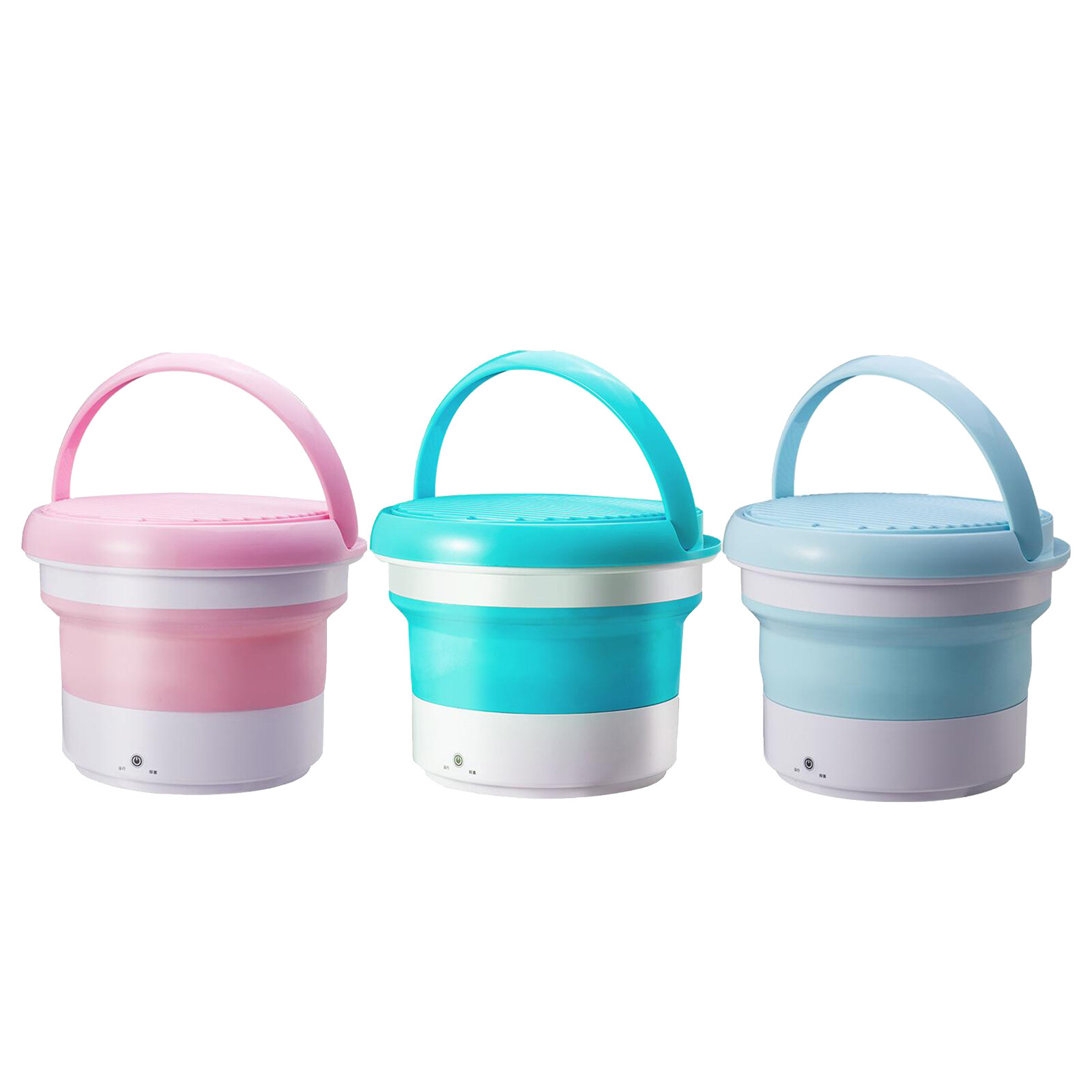 Ultrasonic Washing Machine Travel Camping Laundry Tub Washing Bucket Basin
