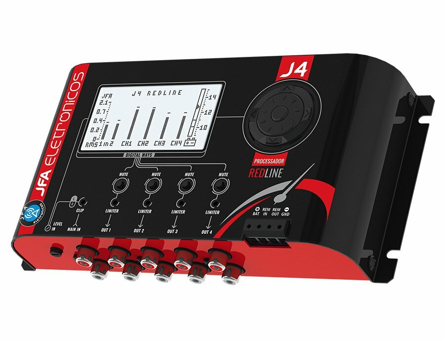 JFA Electronics J4 Redline Car Audio Processor – J4RED JFA Electronics J4 Redline Car Audio Processor – J4RED