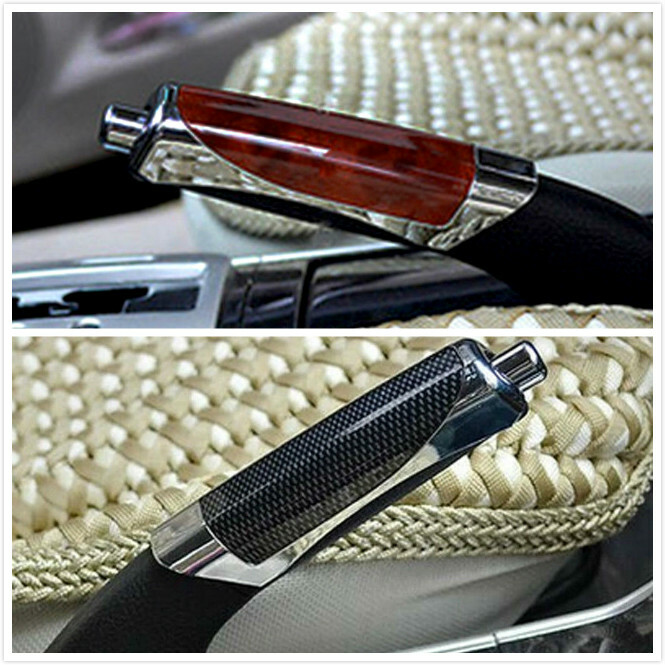 1x Black/Red Car Truck Carbon Fiber Style Hand Brake Cover Protector Accessories 1x Black/Red Car Truck Carbon Fiber Style Hand Brake Cover Protector Accessories
