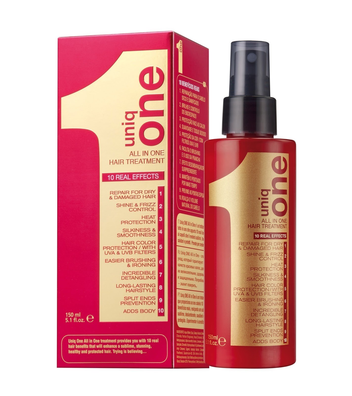 REVLON ORIGINAL UNIQ ONE ALL IN ONE HAIR TREATMENT — UNIQ 1 — 150ML F S REVLON ORIGINAL UNIQ ONE ALL IN ONE HAIR TREATMENT — UNIQ 1 — 150ML F S