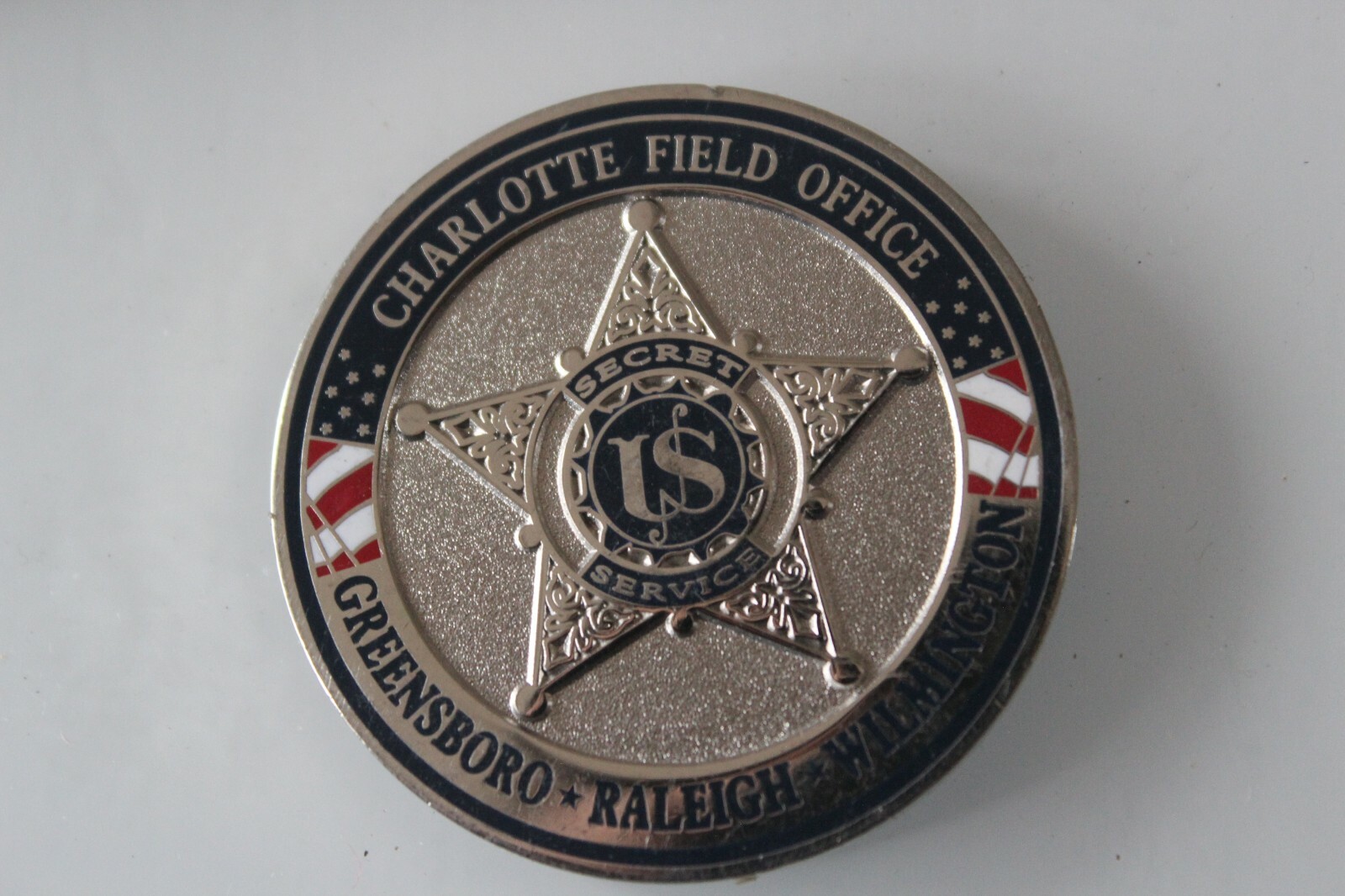 United States Secret Service North Carolina Challenge Coin United States Secret Service North Carolina Challenge Coin