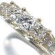 Diamond Ring 1.5ct Princess-cut 14K 585 Yellow Gold Diamond Ring 1.5ct Princess-cut 14K 585 Yellow Gold