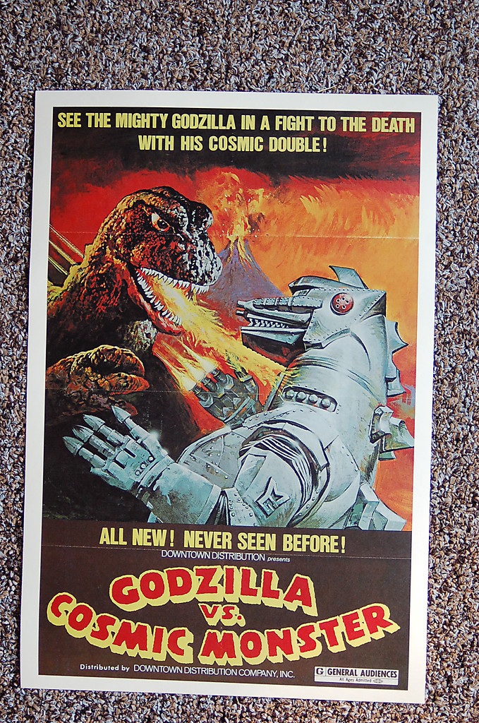 Godzilla vs Cosmic Monster Lobby Card Movie Poster Godzilla vs Cosmic Monster Lobby Card Movie Poster