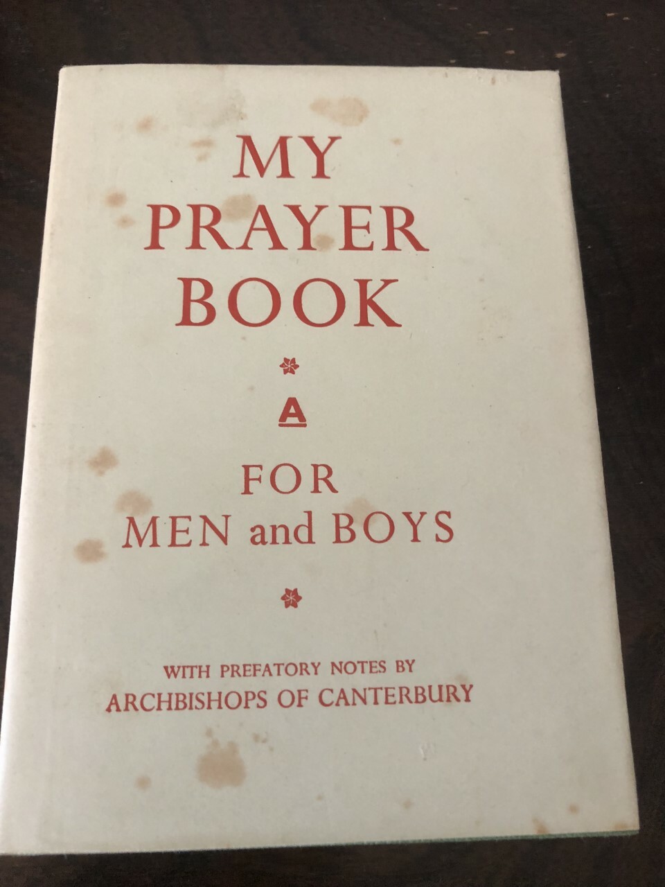 Vintage My Prayer Book A For Men and Boys hardback pocket book Archbishops of C Vintage My Prayer Book A For Men and Boys hardback pocket book Archbishops of C