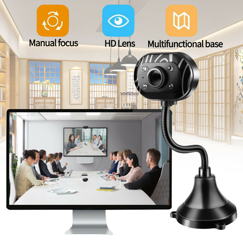 USB HD Webcam Camera Web Cam With Microphone For PC Laptop Desktop Computer US USB HD Webcam Camera Web Cam With Microphone For PC Laptop Desktop Computer US