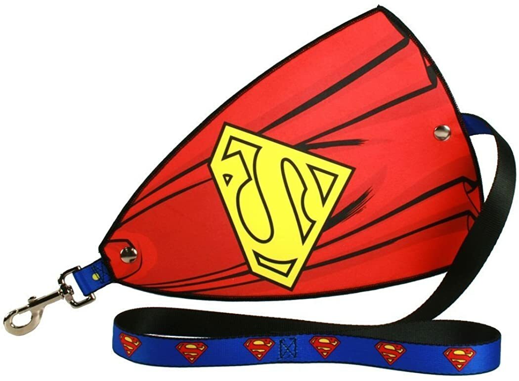DC Comics Superman Shield Dog Leash Cape