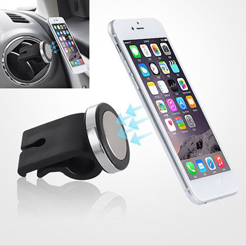 Car Auto Air Vent Magnetic GPS Cell Phone Holder Mount Stand Black Accessories