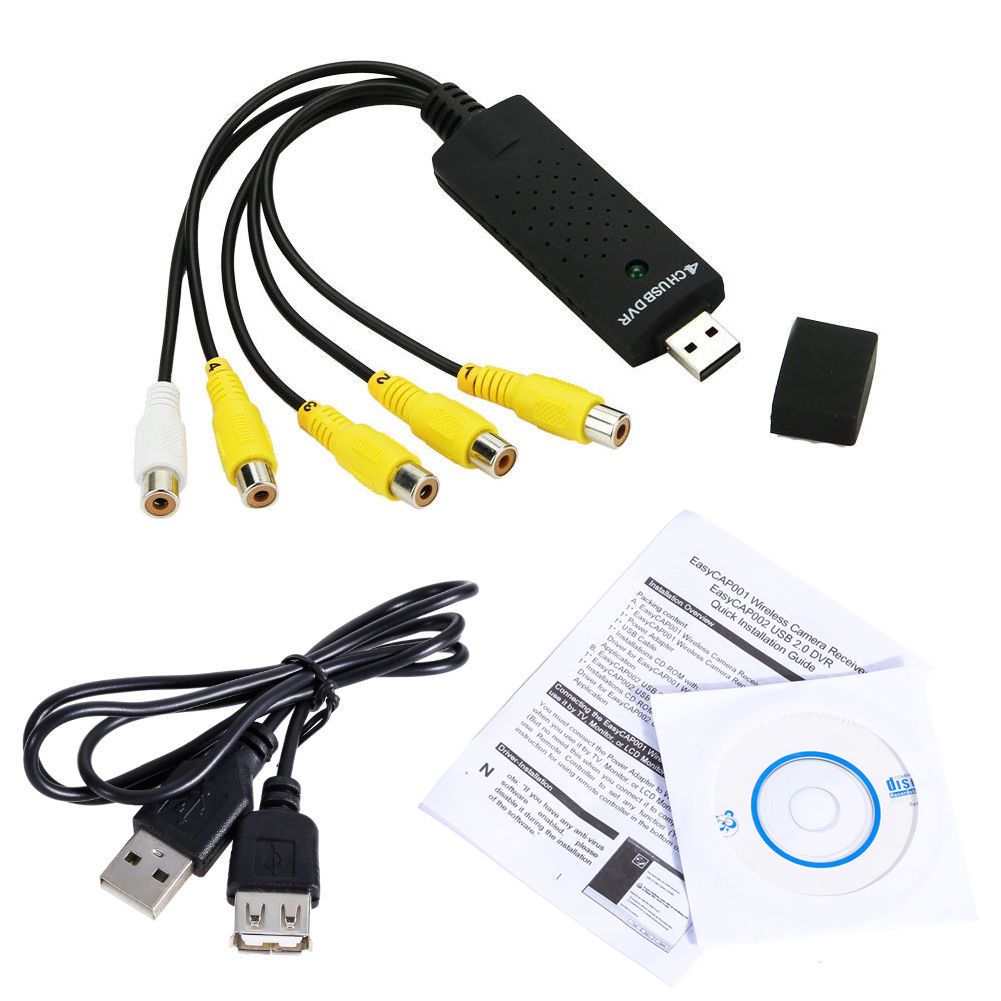 4 Channel USB 2.0 DVR Video Audio Capture Adapter Card for CCTV Security Camera 4 Channel USB 2.0 DVR Video Audio Capture Adapter Card for CCTV Security Camera
