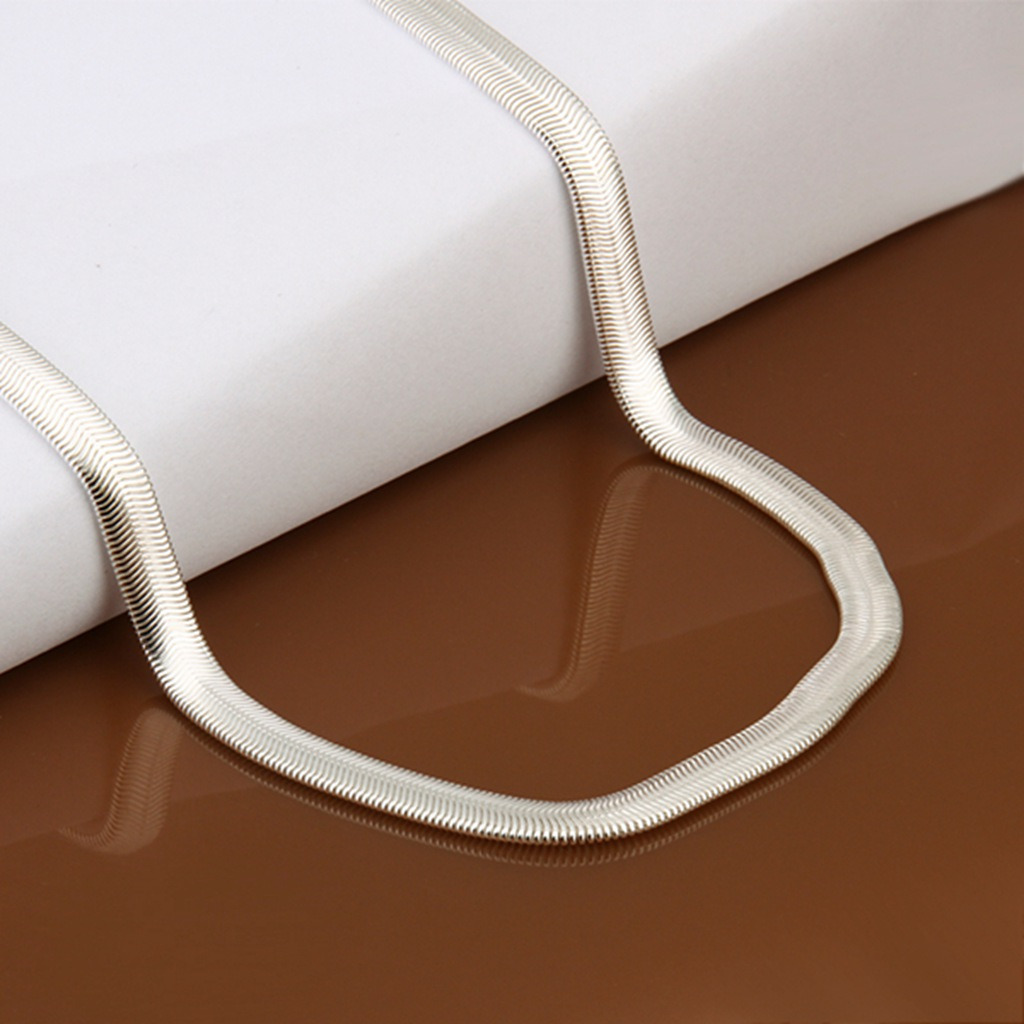 2PCS 925sterling solid silver 6MM snake chain Men Women necklace 16 -30inch 2PCS 925sterling solid silver 6MM snake chain Men Women necklace 16 -30inch