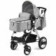Durable Folding Aluminum Baby Stroller Baby Jogger w/Diaper Bag-Gray Durable Folding Aluminum Baby Stroller Baby Jogger w/Diaper Bag-Gray
