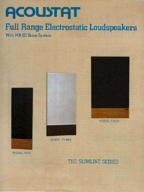 Acoustat Service Manuals Audio Electrostatic Speakers Electronics Repair CD Acoustat Service Manuals Audio Electrostatic Speakers Electronics Repair CD