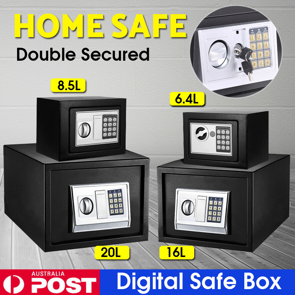Security Box Electronic Safe Digital Lock Cash Deposit Password Home Office AU Security Box Electronic Safe Digital Lock Cash Deposit Password Home Office AU