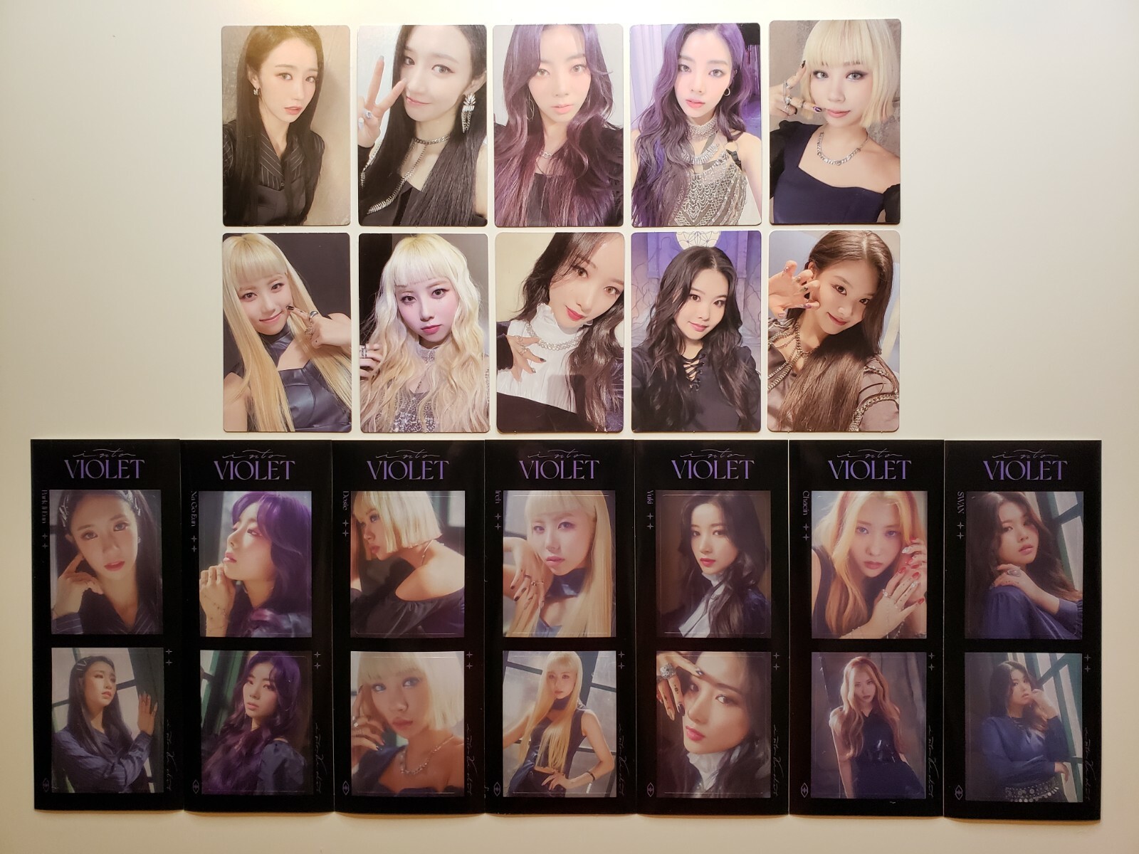 Purple Kiss Into Violet Official Photocards and Stickers (4/25 restock) Purple Kiss Into Violet Official Photocards and Stickers (4/25 restock)