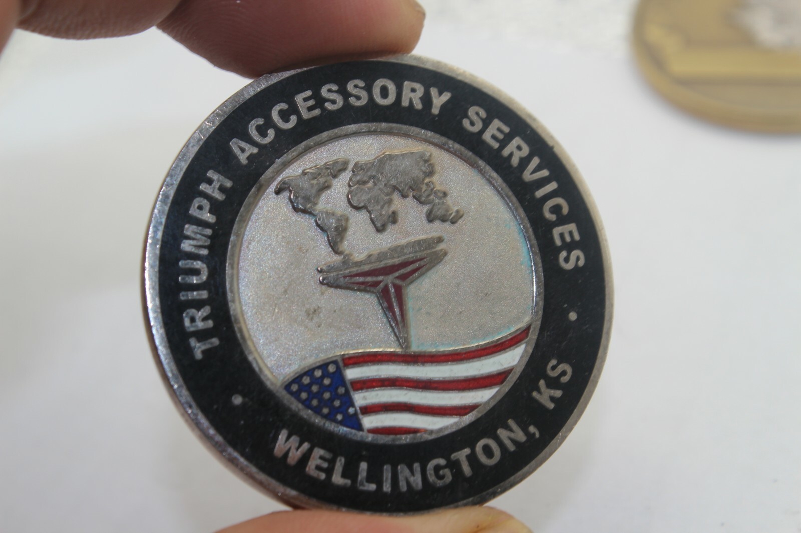 Triumph Accessory Services Wellington KS Challenge Coin Triumph Accessory Services Wellington KS Challenge Coin
