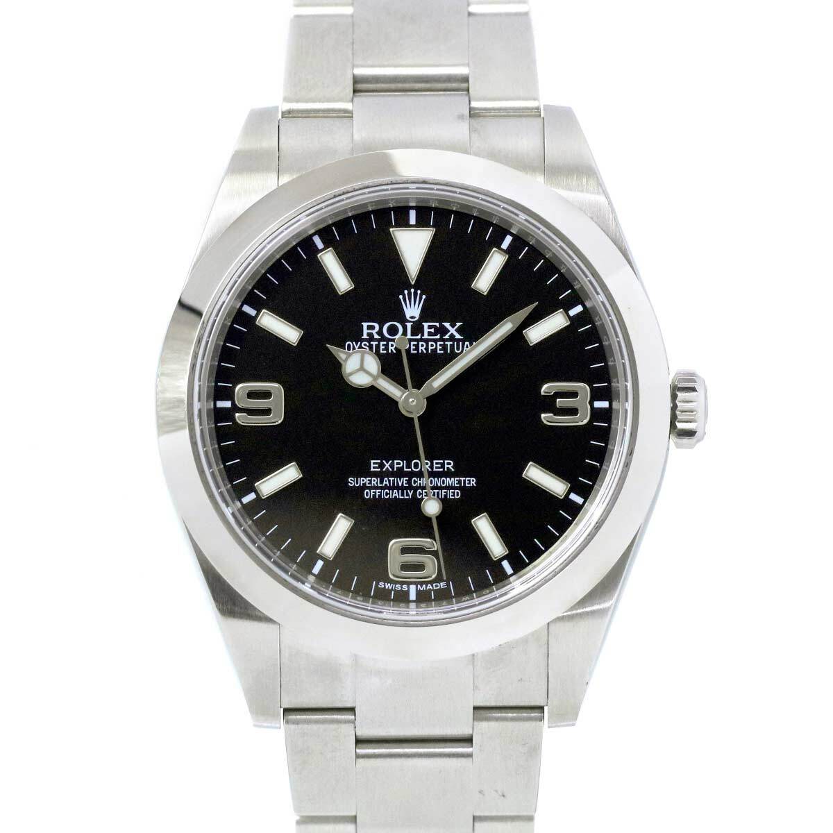 ROLEX Explorer 214270 Serial Random Automatic Black Dial Mens 90118622