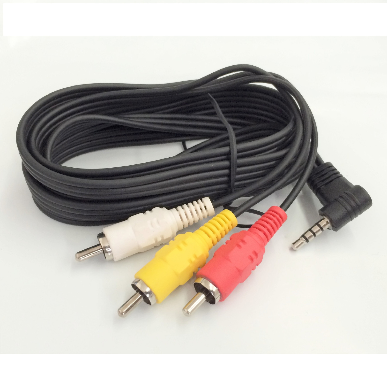 12ft. 3.5MM Video Audio (4Poles) to 3 -RCA AV Camcorder TV Audio/Video Cable 12ft. 3.5MM Video Audio (4Poles) to 3 -RCA AV Camcorder TV Audio/Video Cable