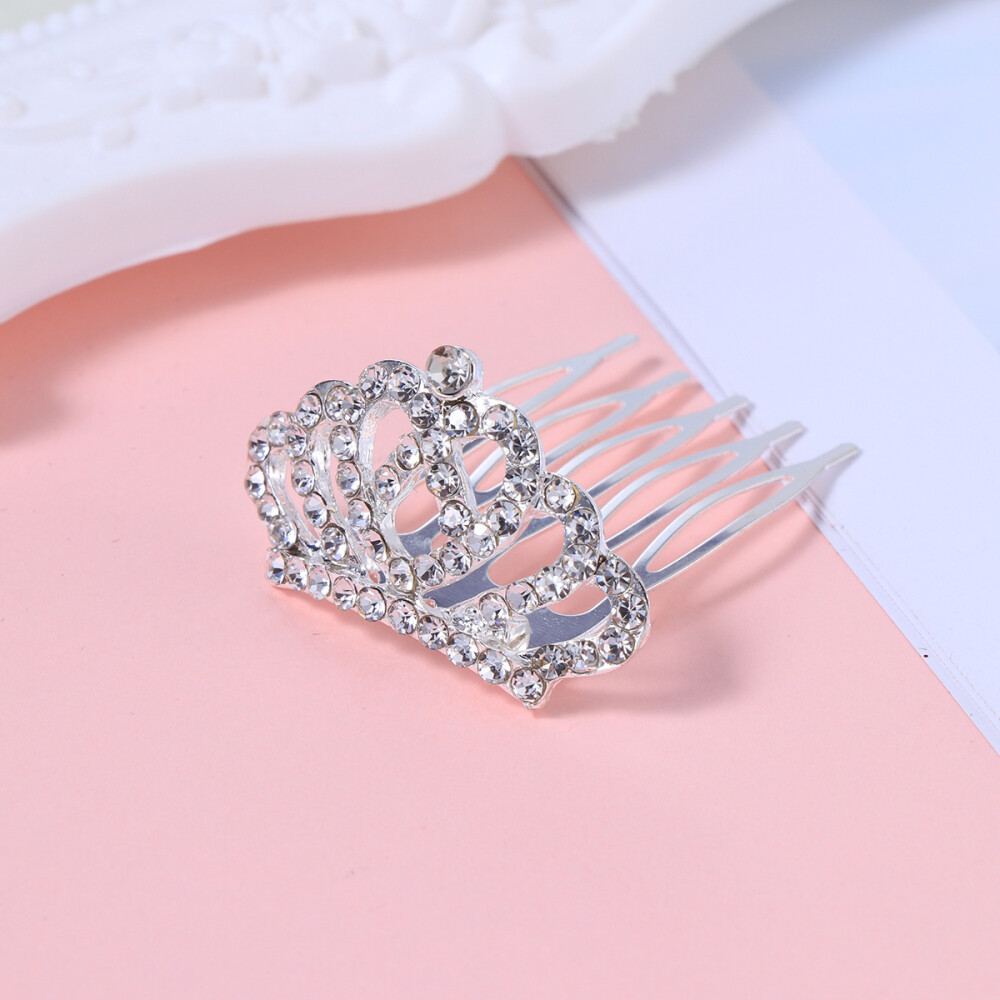12pcs Kids Hair Comb Fashion Crown Lovely Rhinestone Hair Brush for Children 12pcs Kids Hair Comb Fashion Crown Lovely Rhinestone Hair Brush for Children