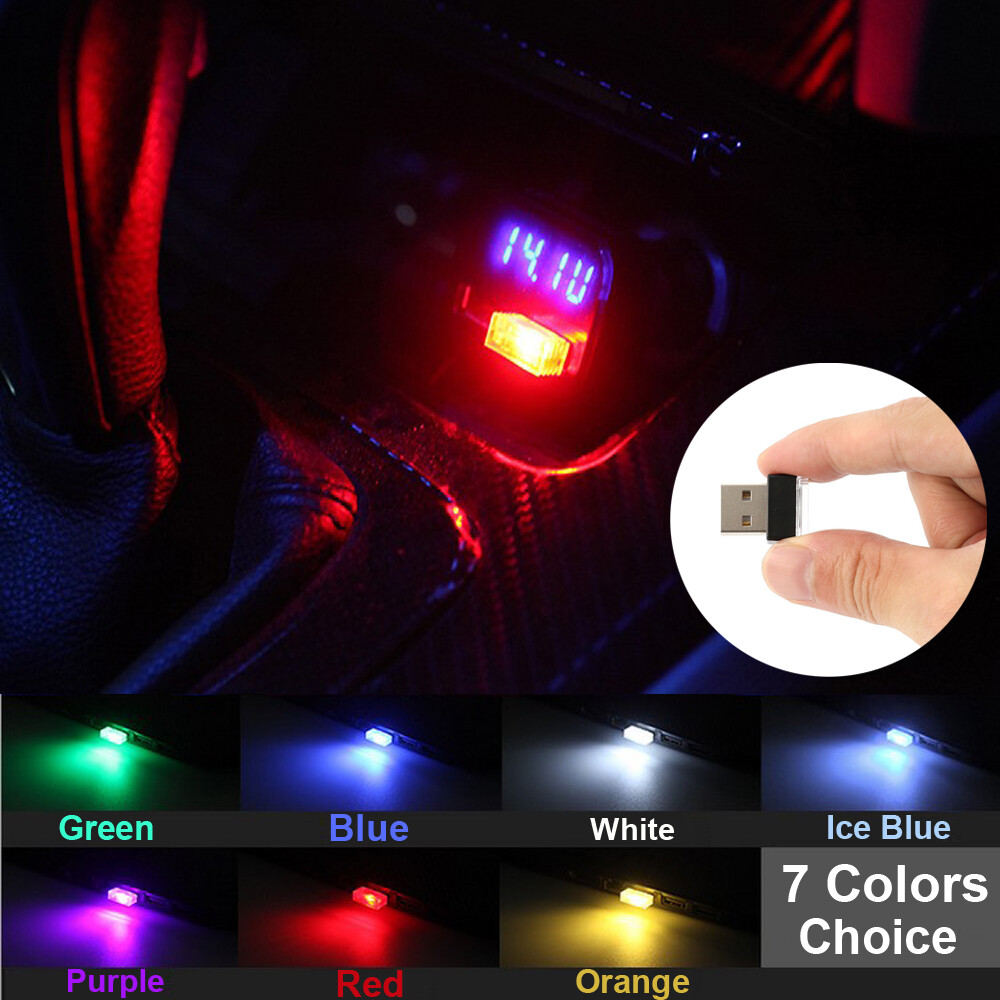 Mini Lamp Bulb Accessories LED USB Car Interior Neon Ambient Atmosphere Light Mini Lamp Bulb Accessories LED USB Car Interior Neon Ambient Atmosphere Light