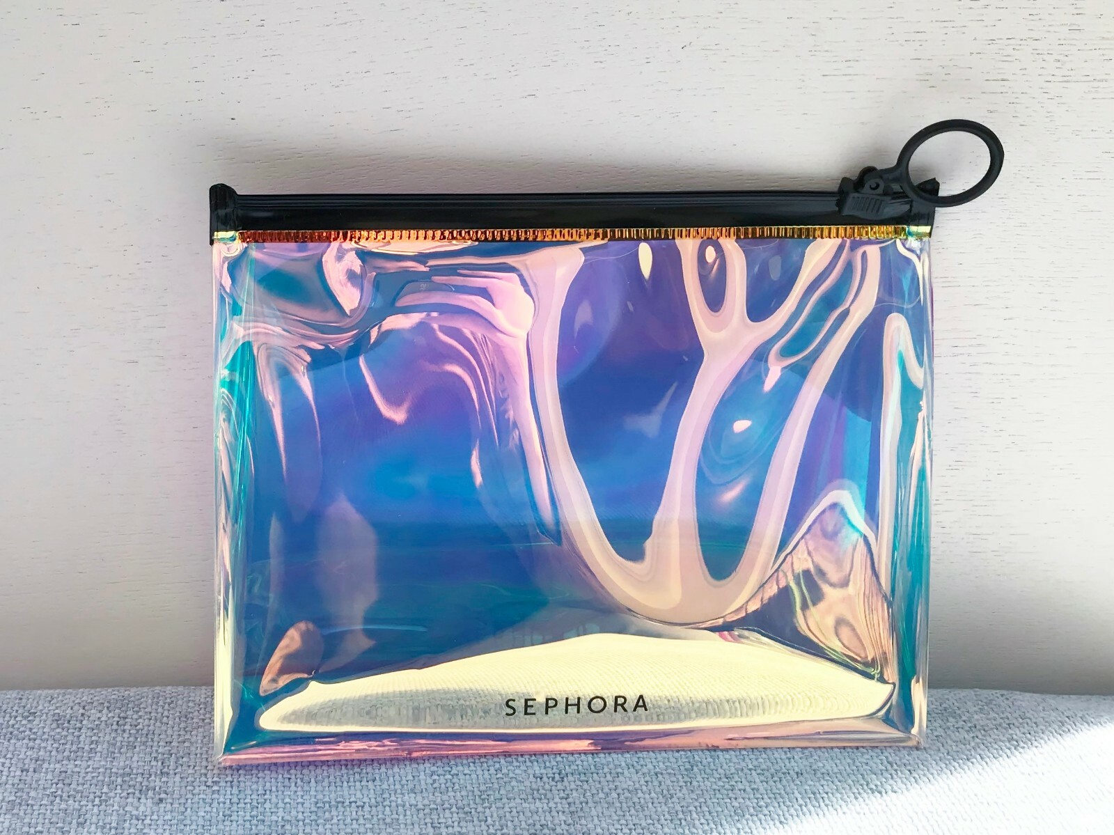 Sephora holographic see through Makeup Cosmetic Bag / Pouch / Case, Brand New! Sephora holographic see through Makeup Cosmetic Bag / Pouch / Case, Brand New!