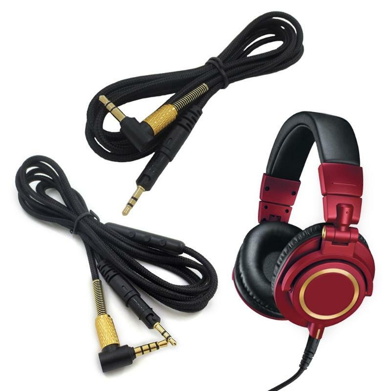 Replacement Earphone Cable for Audio-Technica M50X M40X M70X Headset Audios Cord