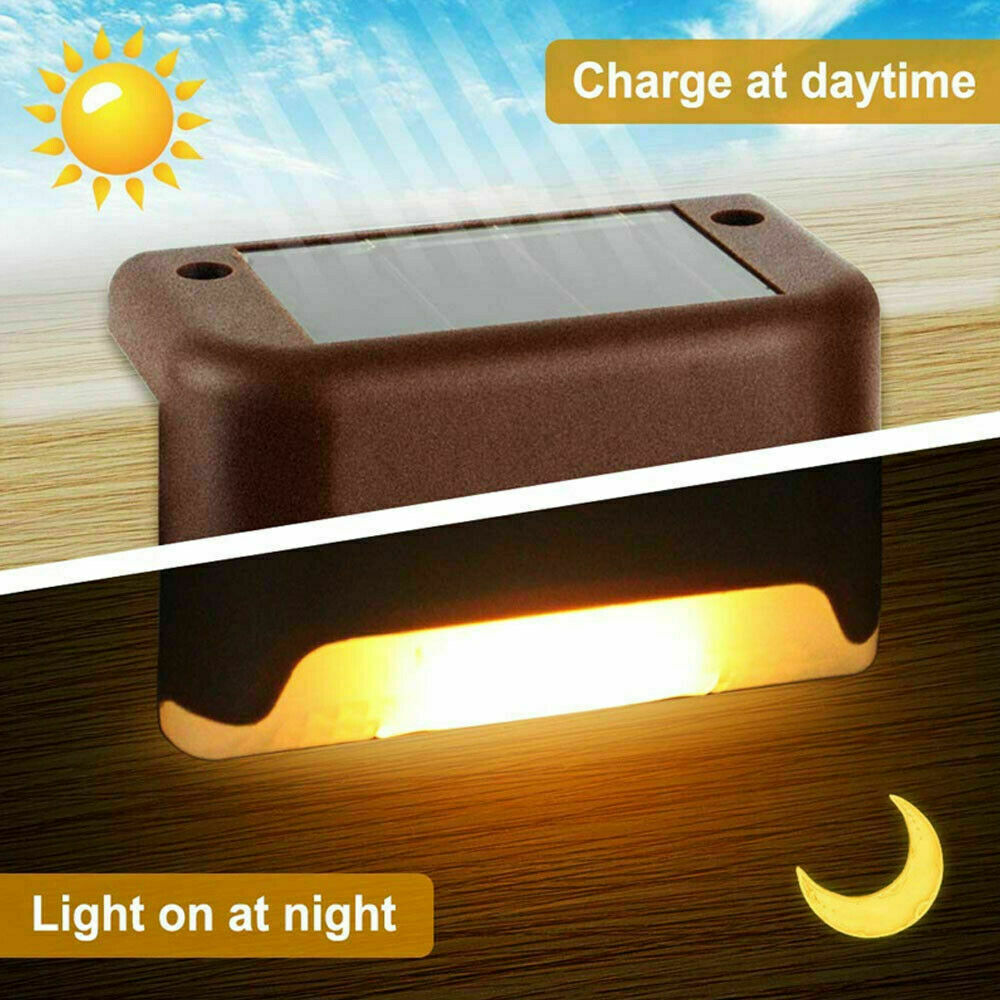 LED Solar Power Light Sensor Wall Light Garden Step Stair Deck Lights Lamp LED Solar Power Light Sensor Wall Light Garden Step Stair Deck Lights Lamp