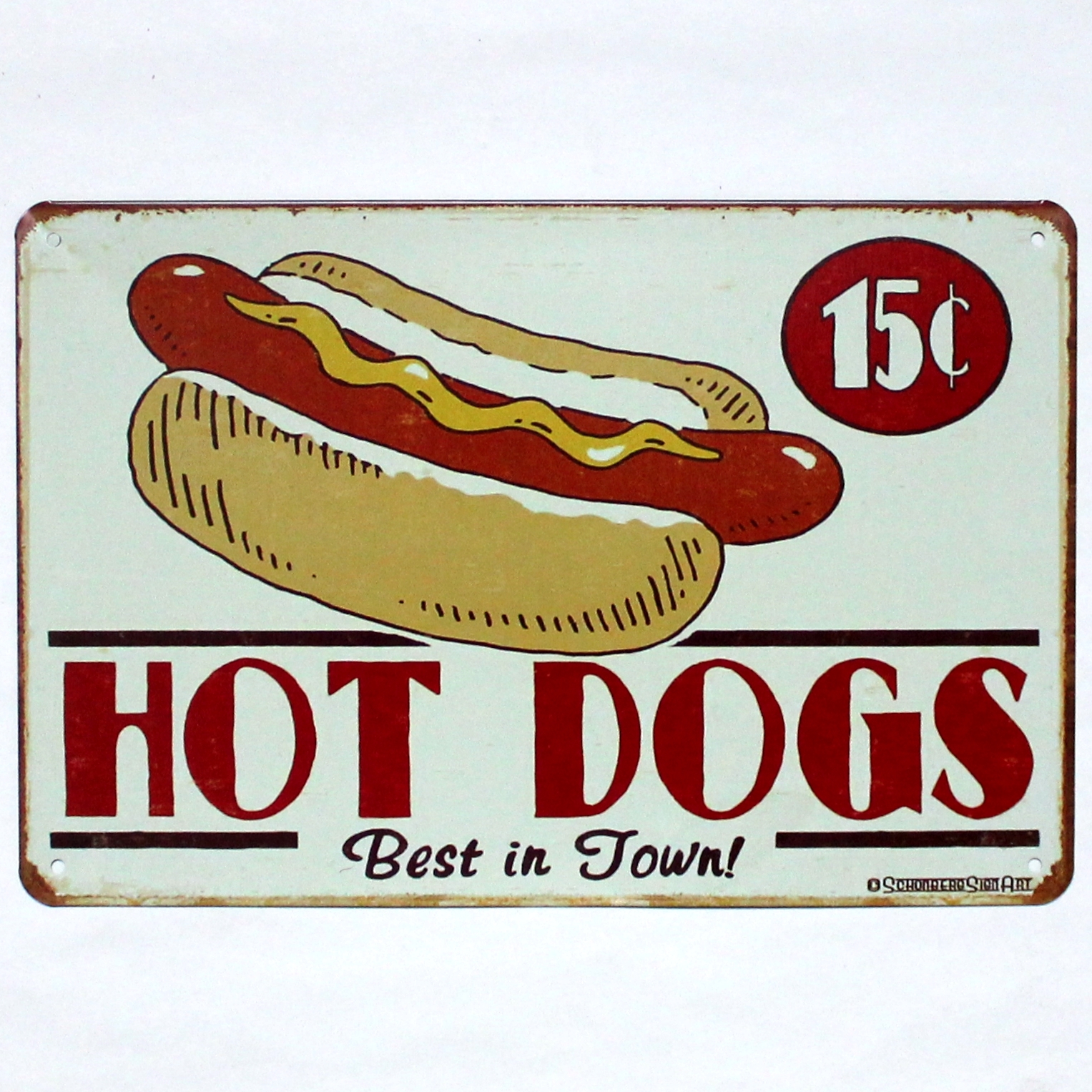 Metal Tin Sign HOT DOGS BEST IN TOWN Decor Bar Pub Home Vintage Retro Poster Metal Tin Sign HOT DOGS BEST IN TOWN Decor Bar Pub Home Vintage Retro Poster