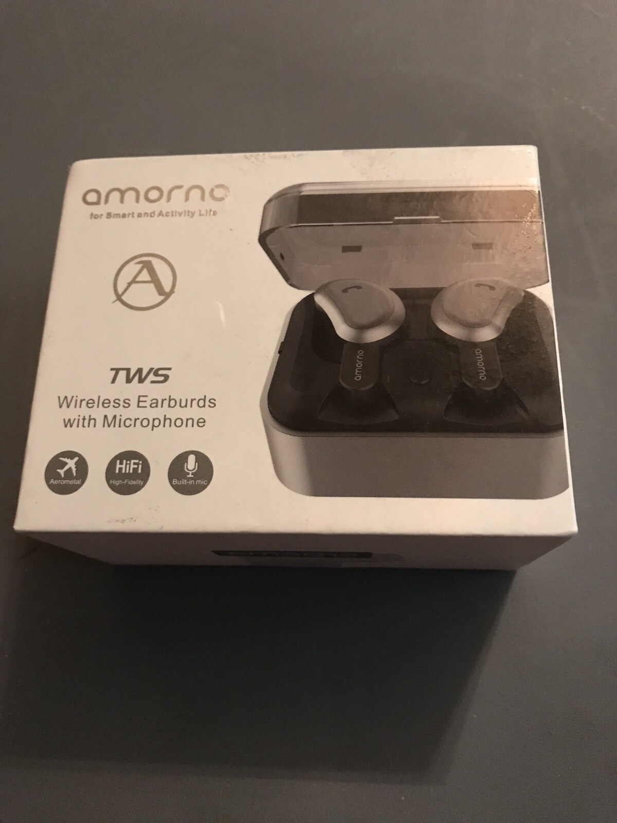 AMORNO Wireless Earbuds True Bluetooth Headphones in-Ear FREE SHIP AMORNO Wireless Earbuds True Bluetooth Headphones in-Ear FREE SHIP