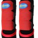 Professional Equine Medium Sports Medicine FRONT Splint Boots Black Red 4110A Professional Equine Medium Sports Medicine FRONT Splint Boots Black Red 4110A