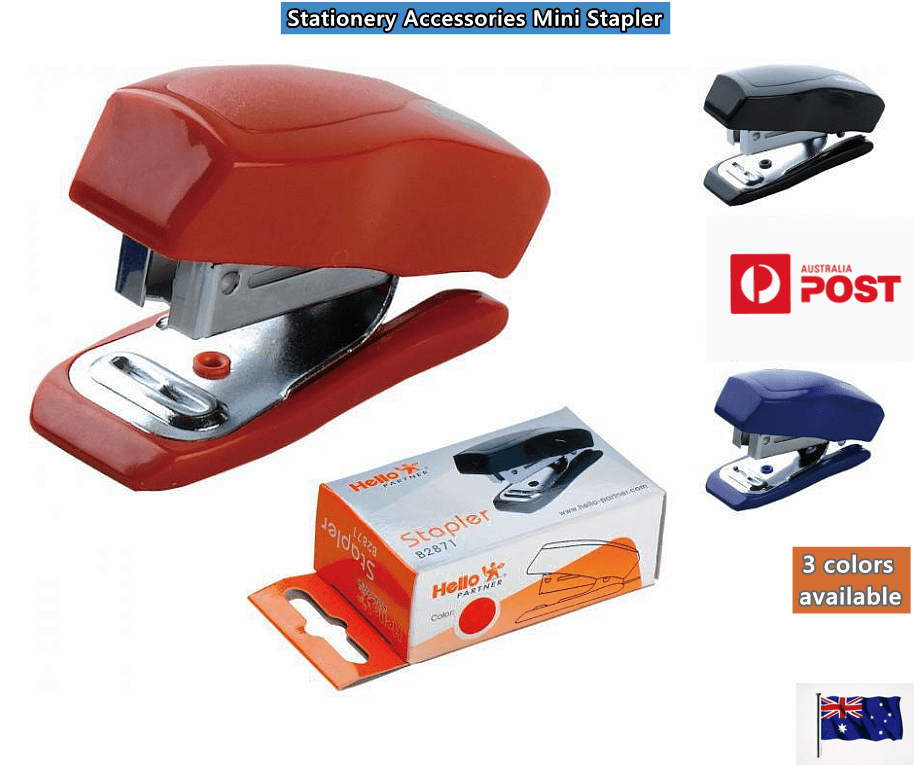 Stationery Accessories Office Work Mini Stapler (3 colors available) (B90) Stationery Accessories Office Work Mini Stapler (3 colors available) (B90)