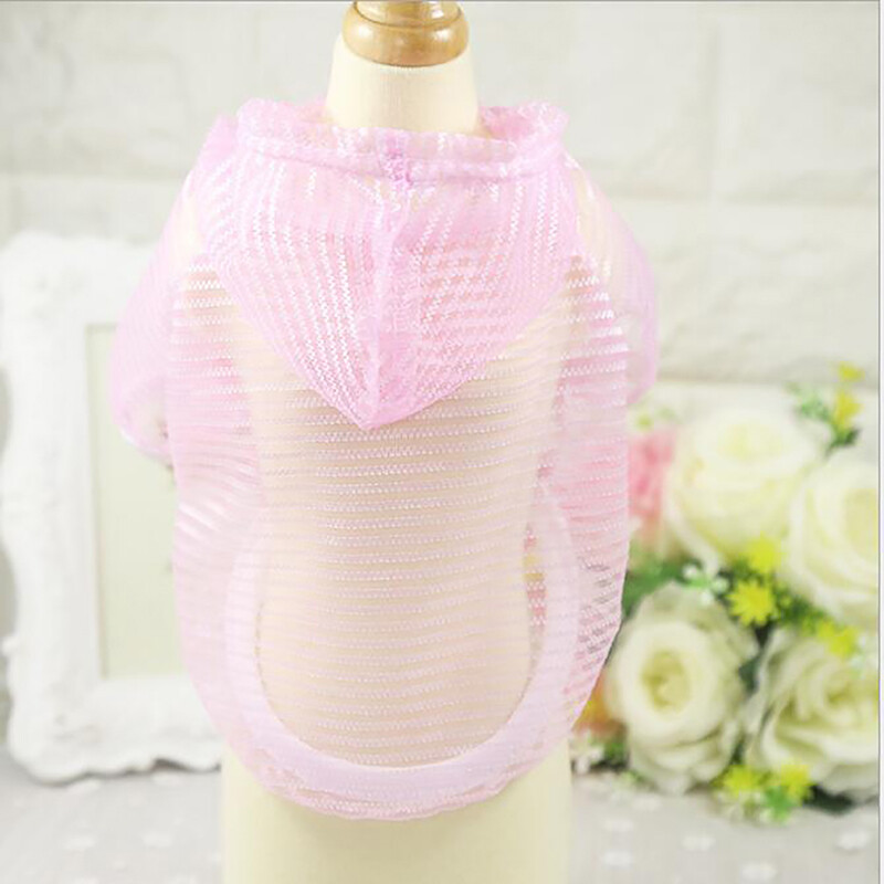 Small Pet Cat Dog Sunscreen Shirt Clothes Summer Hoodie Hooded Coat Pet Supplies Small Pet Cat Dog Sunscreen Shirt Clothes Summer Hoodie Hooded Coat Pet Supplies