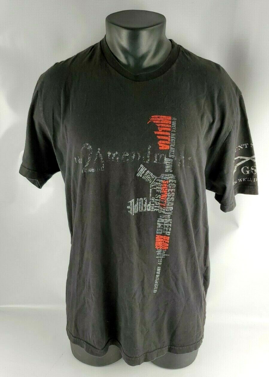 Grunt Style 2nd Amendment T-Shirt Patriotic Militia Bear Arms Men’s Adult XL Grunt Style 2nd Amendment T-Shirt Patriotic Militia Bear Arms Men’s Adult XL