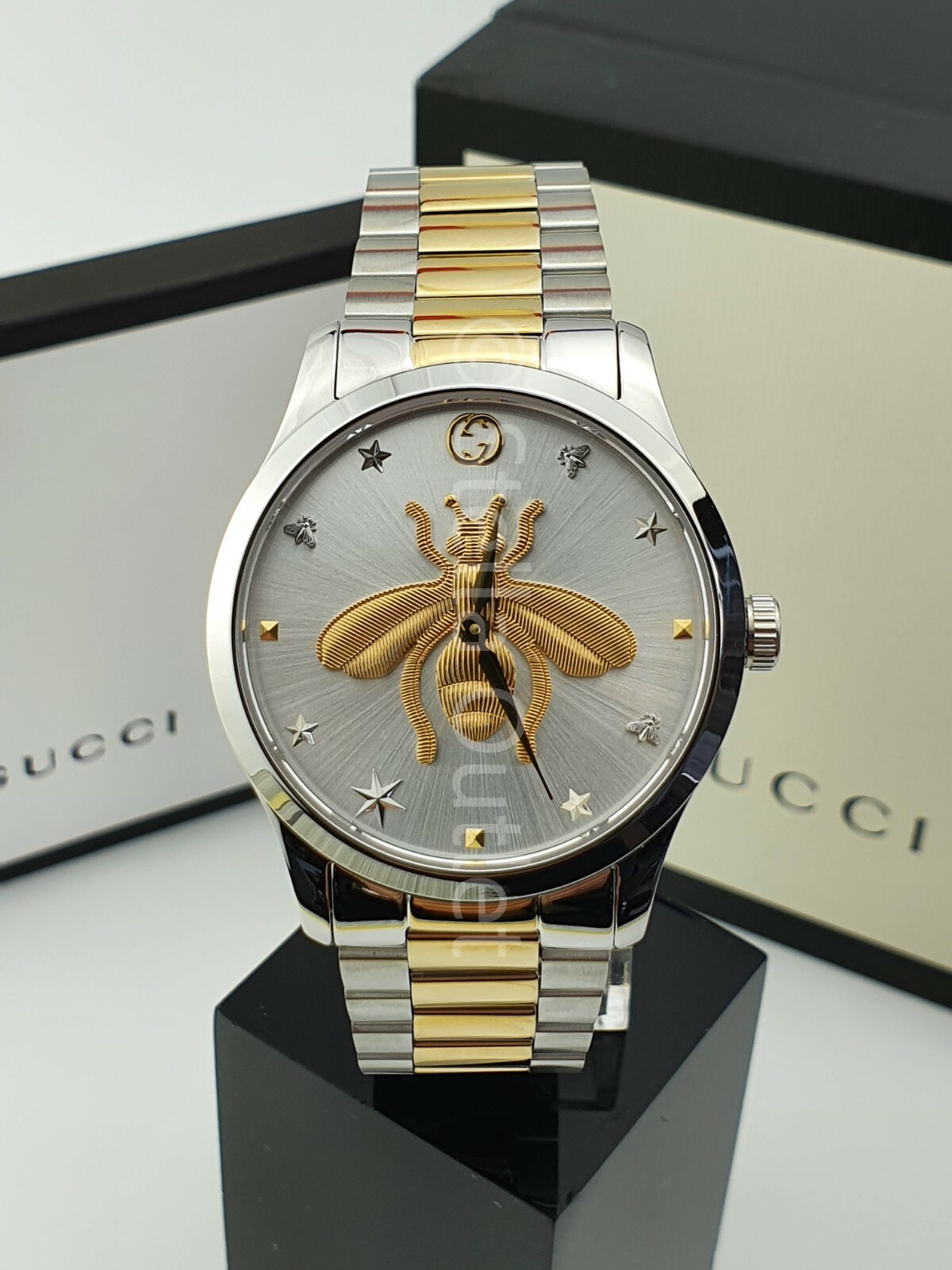 GUCCI 109 G-LINE Brown Dial SS Quartz Ladies Watch X#X0016 GUCCI 109 G-LINE Brown Dial SS Quartz Ladies Watch X#X0016