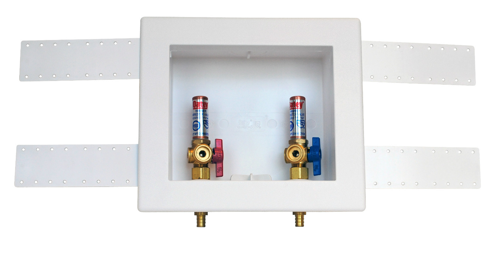 *NEW* OATEY WASHING MACHINE OUTLET BOX NO. 38542 W/ ARRESTOR 1/4 TURN BRASS *NEW* OATEY WASHING MACHINE OUTLET BOX NO. 38542 W/ ARRESTOR 1/4 TURN BRASS