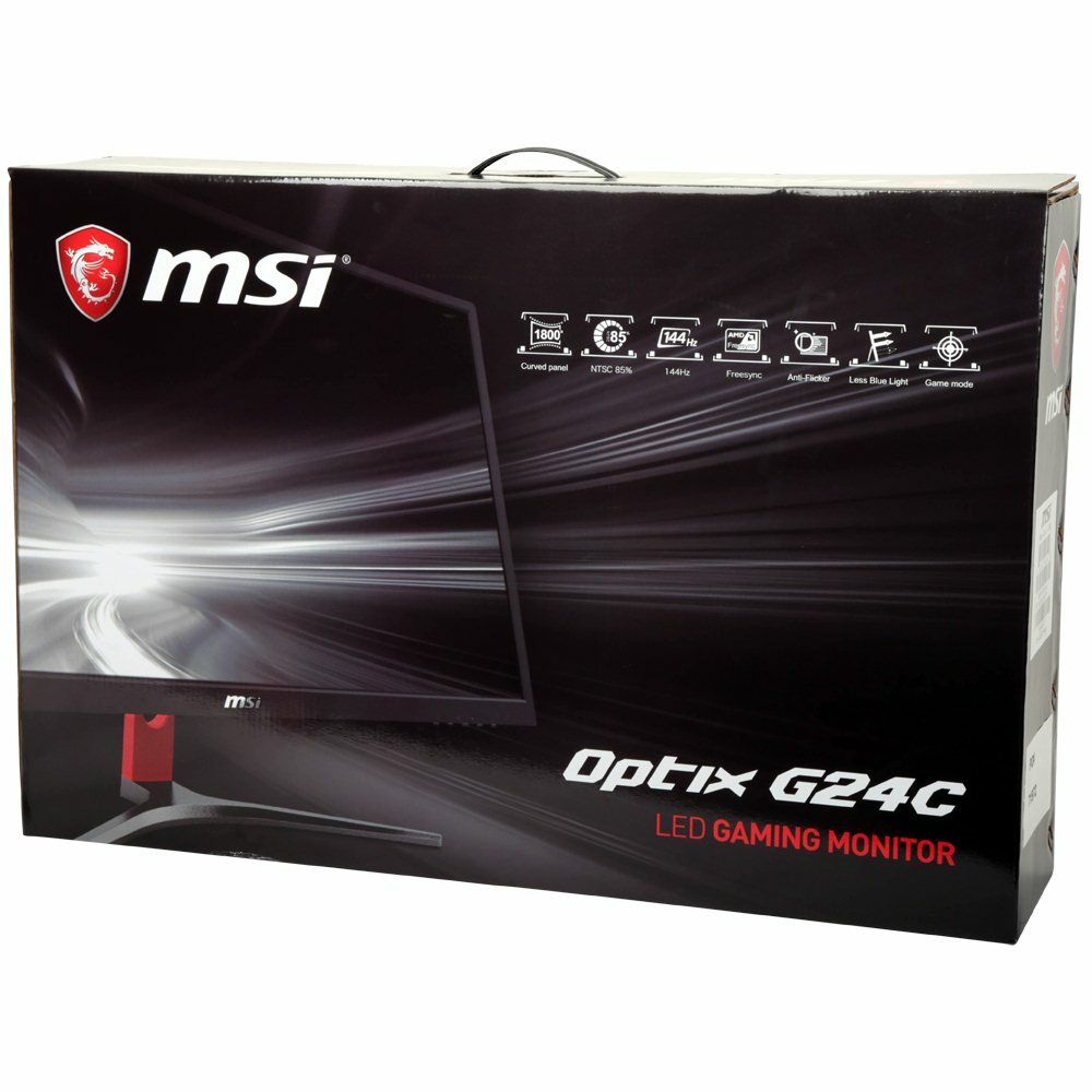MSI Optix G24C 23.6″ – FreeSync AMD Adaptive Sync Gaming LED LCD Curved Monitor MSI Optix G24C 23.6″ – FreeSync AMD Adaptive Sync Gaming LED LCD Curved Monitor