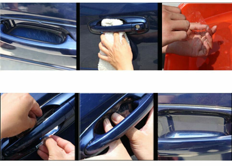 4pc Invisible Car Door Handle Films Protective Scratches Protector Accessories 4pc Invisible Car Door Handle Films Protective Scratches Protector Accessories