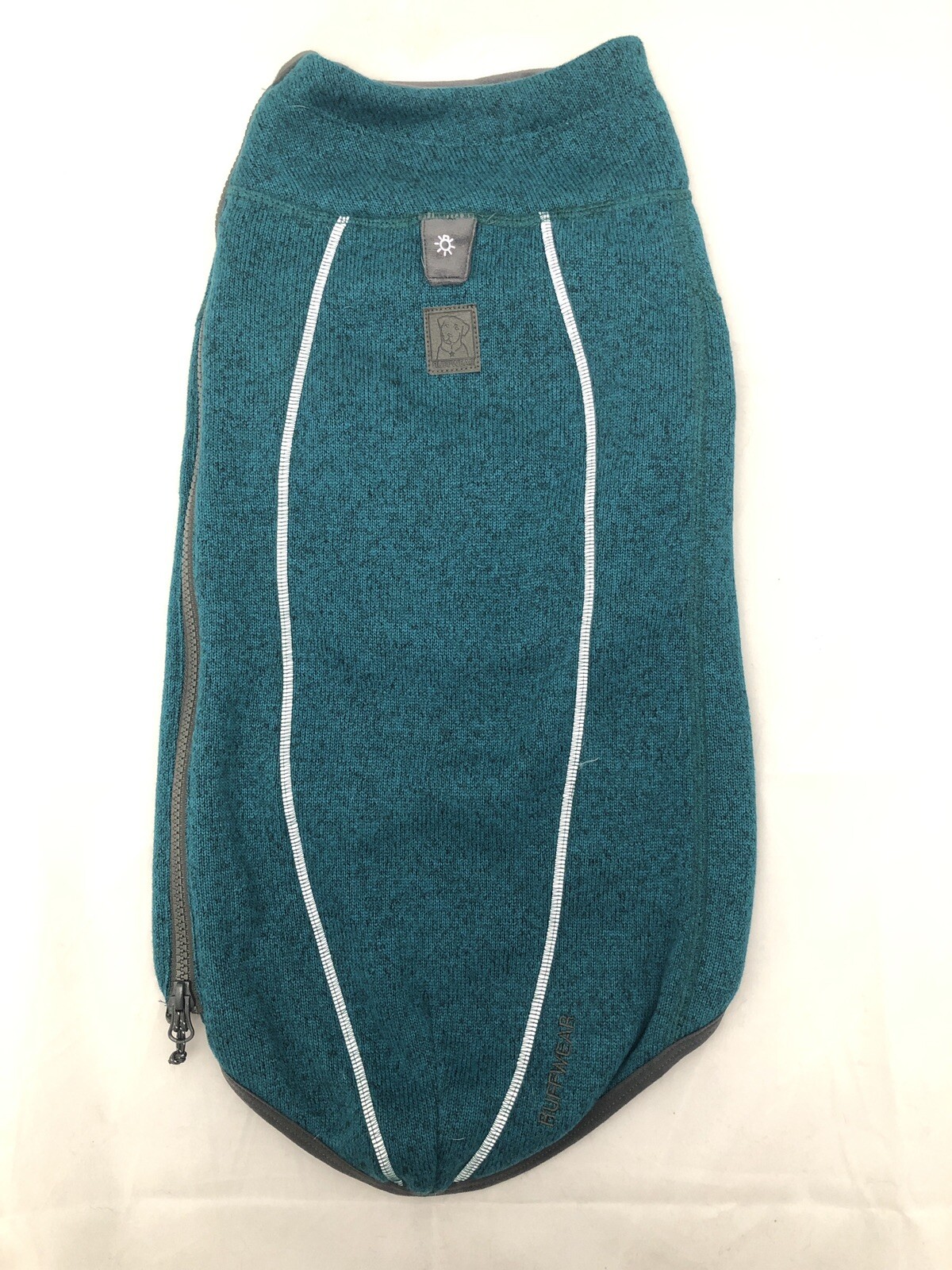 Ruffwear Fernie Sweater Knit Jacket Size XXS 13-17″ Tumalo Teal EUC Ruffwear Fernie Sweater Knit Jacket Size XXS 13-17″ Tumalo Teal EUC
