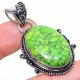 Green Turquoise Gemstone Handmade Ethnic Jewelry Pendant 1.89″ Green Turquoise Gemstone Handmade Ethnic Jewelry Pendant 1.89″