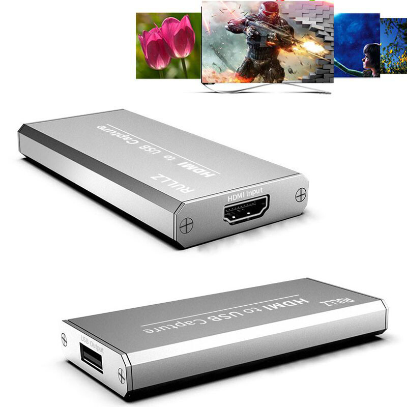 HDMI to USB Audio Video Capture Card Phone PS4 Game Recording Box Live Streaming HDMI to USB Audio Video Capture Card Phone PS4 Game Recording Box Live Streaming
