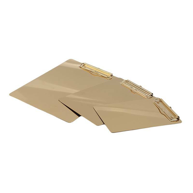 Stainless Steel Clip Board Folder Writing Clipboard Office Desk Accessories KS Stainless Steel Clip Board Folder Writing Clipboard Office Desk Accessories KS