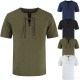Mens Casual T Shirts Short Sleeve V Neck Solid Color Summer Cotton Tee Fashion Mens Casual T Shirts Short Sleeve V Neck Solid Color Summer Cotton Tee Fashion