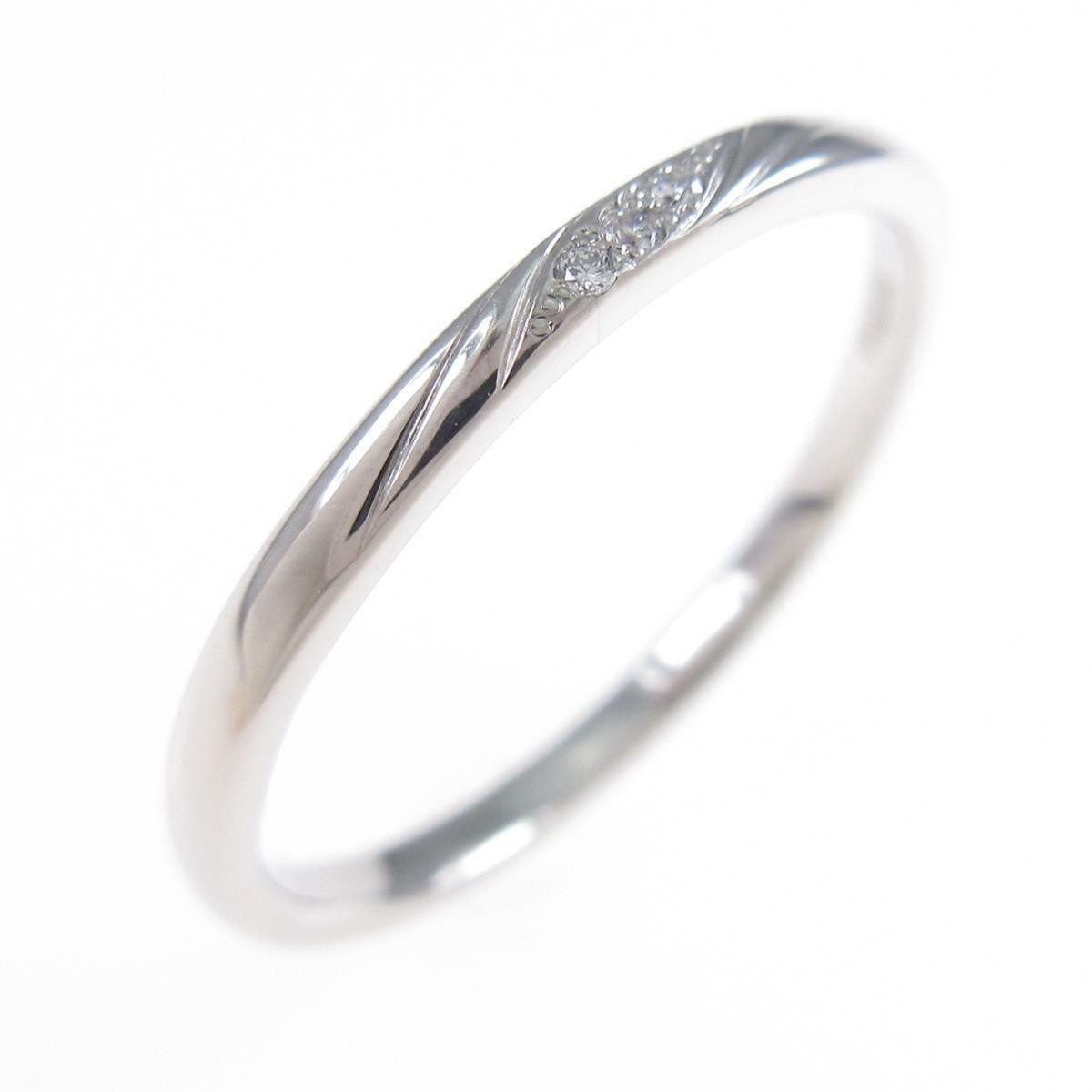 Authentic Platinum Diamond ring #260-003-807-3496