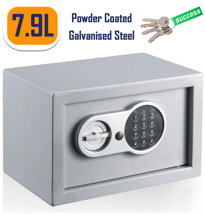 7.9L SANDLEFORD Electronic Digital Safe Security Box Home Office Cash Jewellery 7.9L SANDLEFORD Electronic Digital Safe Security Box Home Office Cash Jewellery