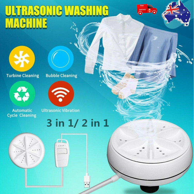 3in1 Portable Mini Ultrasonic Turbine Washing Machine Spin Dryer Laundry Washer 3in1 Portable Mini Ultrasonic Turbine Washing Machine Spin Dryer Laundry Washer