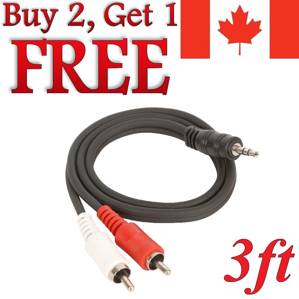 Aux to 3.5mm Adapter Cable Male to 2 RCA Y Audio Jack for iPod MP3 TV Phone DVD Aux to 3.5mm Adapter Cable Male to 2 RCA Y Audio Jack for iPod MP3 TV Phone DVD