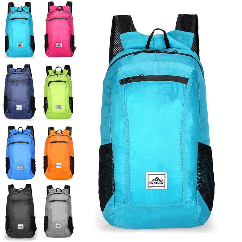 Fitness Folding backpack Sports Storage Travel Waterproof Zipper Comfortable