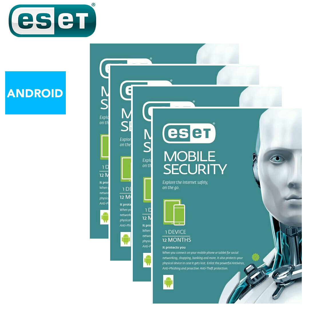 4x ESET Android Mobile Device Security Internet Protection 1yr/Software Download 4x ESET Android Mobile Device Security Internet Protection 1yr/Software Download
