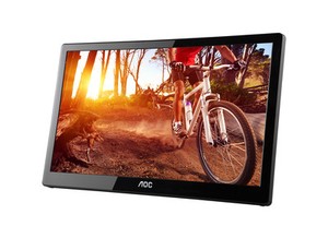 AOC E1659FWU 15.6″ HD USB 3.0 LED Monitor With Speakers Portable TN LCD NEW AOC E1659FWU 15.6″ HD USB 3.0 LED Monitor With Speakers Portable TN LCD NEW