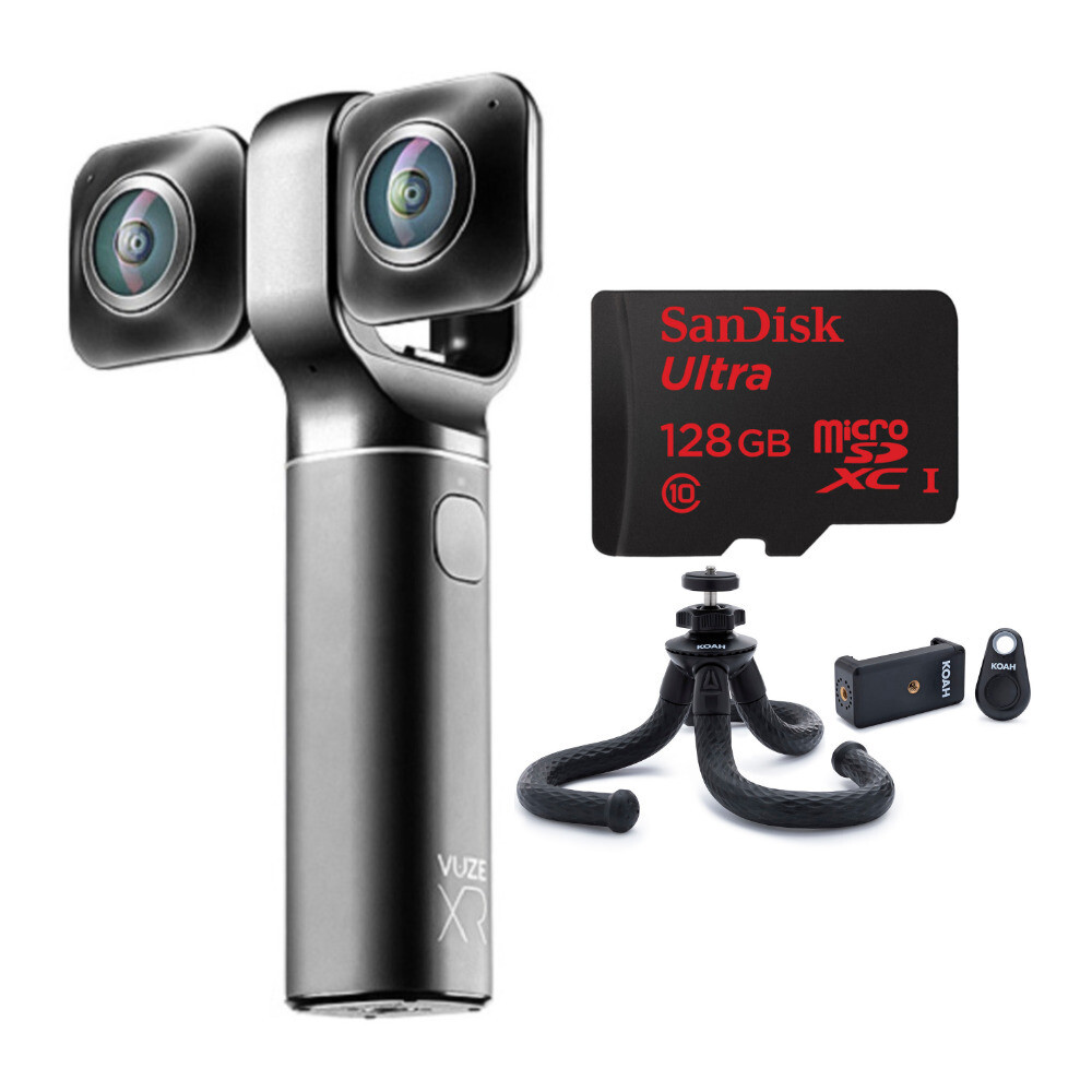 Vuze XR Dual 2D 360 Degree and 3D VR180 Degree 5.7K Camera with SD Card Bundle Vuze XR Dual 2D 360 Degree and 3D VR180 Degree 5.7K Camera with SD Card Bundle